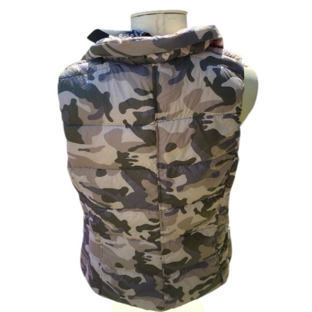 NWT Anorak Short Printed Down Vest size XL - Picture 8 of 8